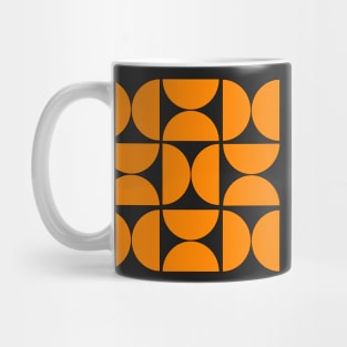 mid century modern half circles Mug